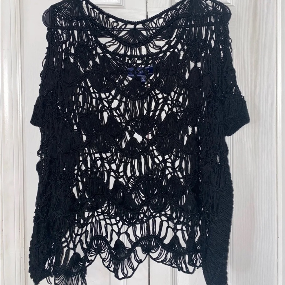 Cute black beach cover up